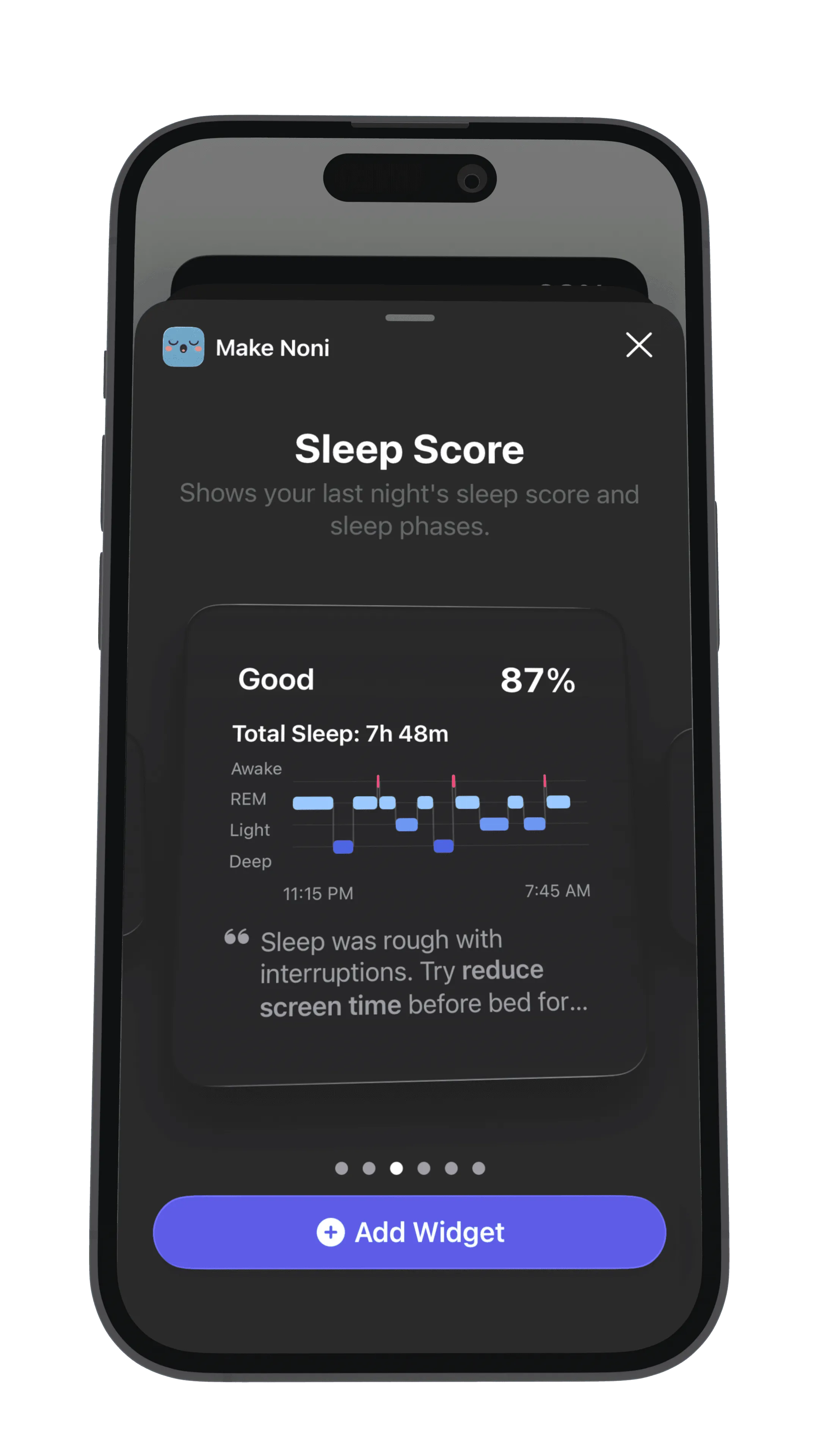 Lock Screen Widgets screenshot